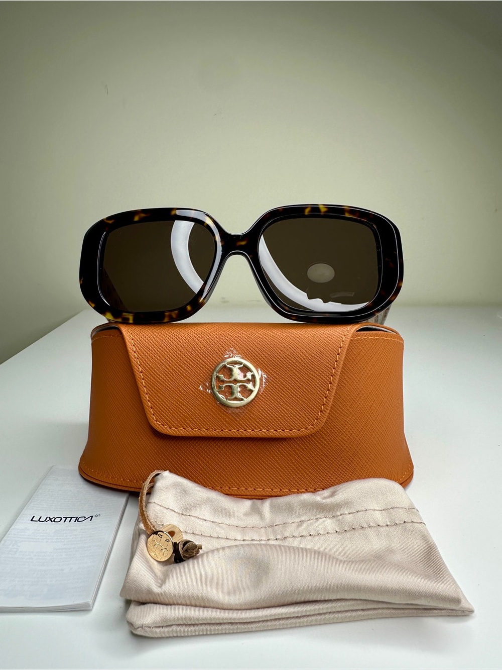 TORY BURCH TY7218U 196473 Dark Tortoise Brown 54 mm Women's Sunglasses
